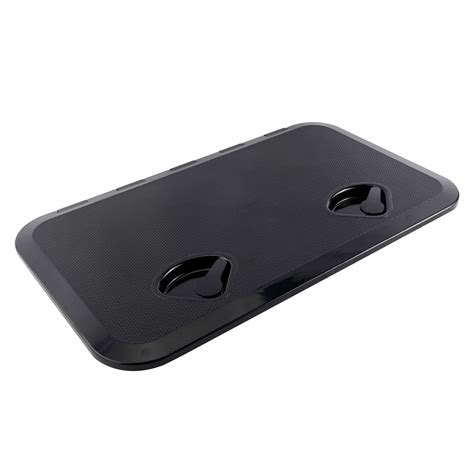 Marine Deck Access Hatch & Lid - 24" X 14" (Black) - Access Hatch and ...
