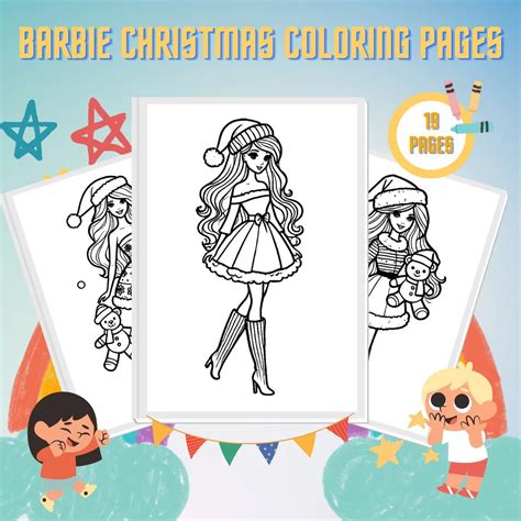 Barbie Coloring Pages Christmas [2025]