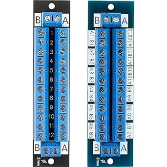 yddmyo 2pcs 2x12 Position Terminal Block Distribution Module Breakout ...