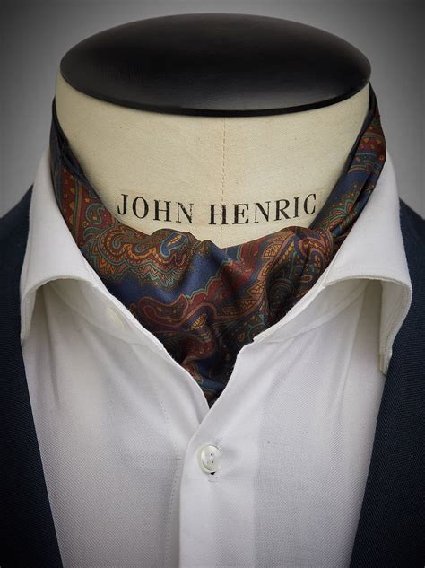 Men's Ascot Ties & Cravats - Buy Online | John Henric