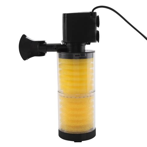 HEEPDD 3 in 1 Aquarium Filter Oxygen Air Pump Submersible Fish Tank ...