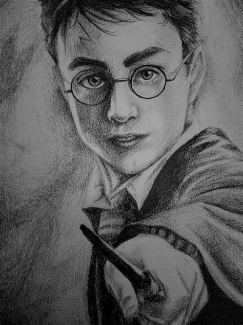Harry Potter Realistic Sketch Harry Potter Fan Art Realistic
