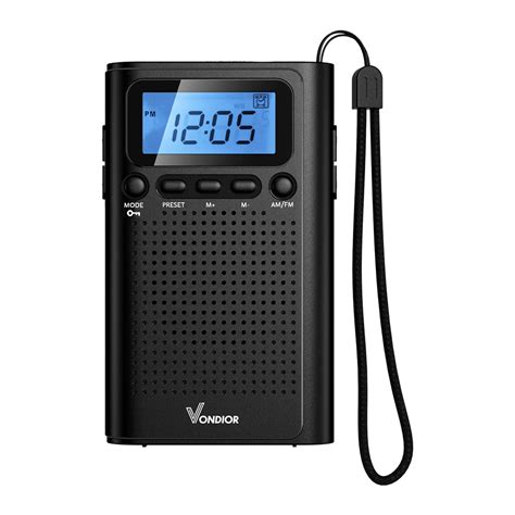 Buy Vondior Portable Radio, Digital AM/FM Radio with Best Reception ...