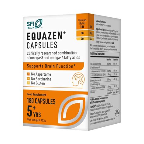 Buy EQUAZEN s | Omega 3 & 6 Fish Oil Supplement | Supports Brain ...