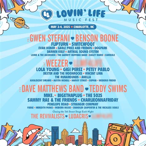 Check Out the Lineup-More Surprises Coming! | Lovin' Life Music Fest