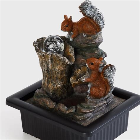 Buy Corsica Cascade Polyresin Squirrel Fountain - 21x17x25cm from ...