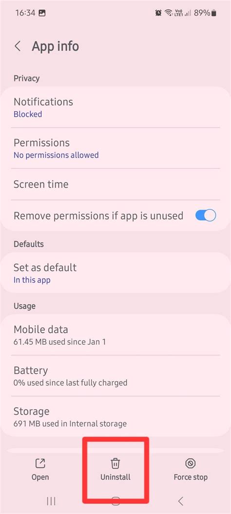 Image result for Desinstaller Application SYSTEME Android