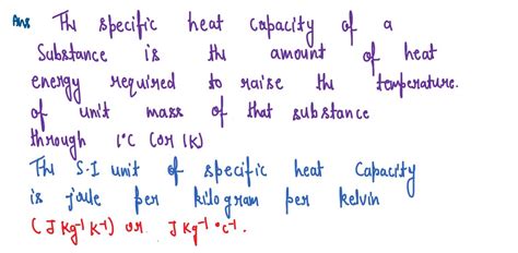 calorimetry chapter board questions class10 icse