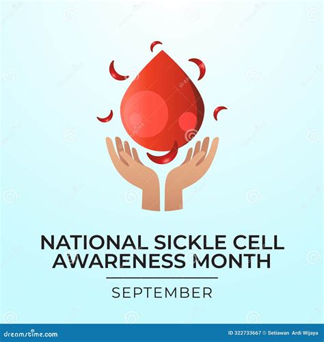 Vector Graphic of National Sickle Cell Awareness Month Ideal for National Sickle Cell Awareness ...