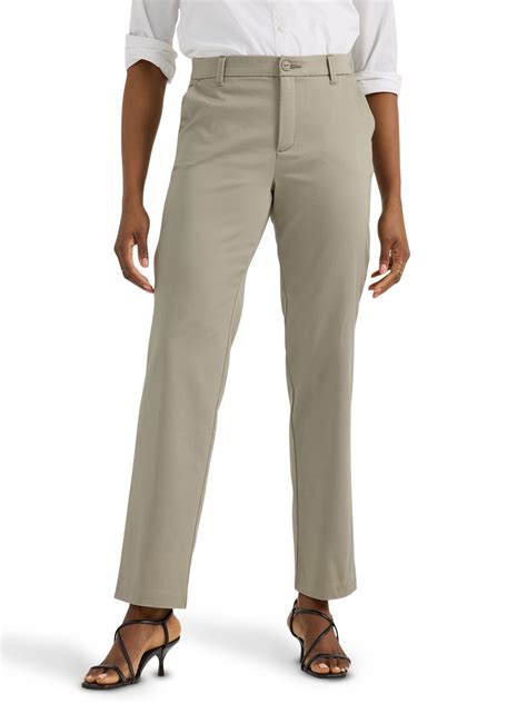 Lee Women's Straight Leg Woven Pant - Walmart.com