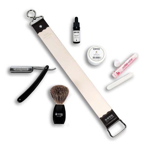 DOVO First Love straight razor bundle for beginners