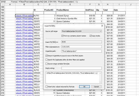 Excel Filtering Tables 的图像结果