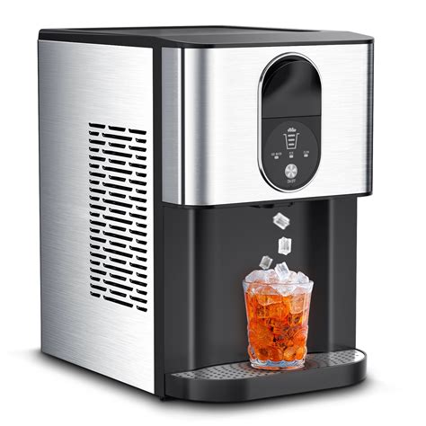 COWSAR 44lbs Countertop Nugget Ice Maker, Self-Cleaning Pellet Ice ...