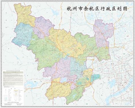 杭州市余杭区行政区划图在哪可以看- 杭州本地宝