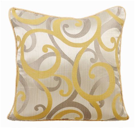 Toss Pillow Cover, Decorative Mustard Yellow Throw Pillow Covers 16x16 ...