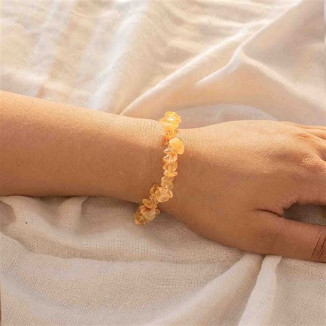 Citrine Chip Bracelet for Wealth & Prosperity - Solacely
