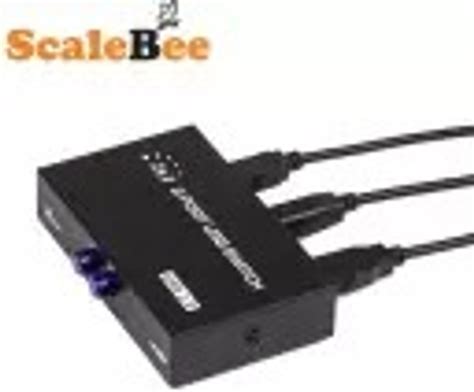 SCALEBEE Printer Sharing Switch 2 Ports USB 2.0 Selector Switch for PC ...