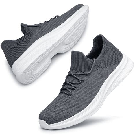 SILLENORTH Men's Extra Wide, Long Distance Athletic Shoes, Breathable ...