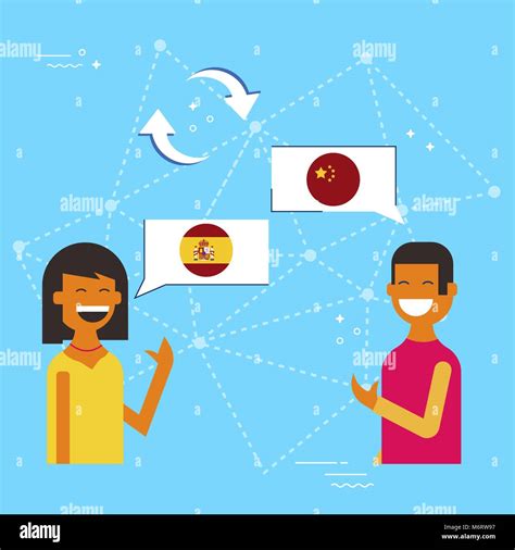 Communication in spanish language Stock Vector Images - Alamy