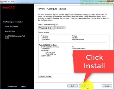 Image result for AutoCAD 2010 Installing