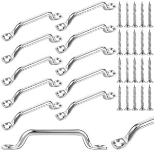 Yaocom 10 Pcs 316 Stainless Steel Footman Loop with 20 Pcs Fast ...