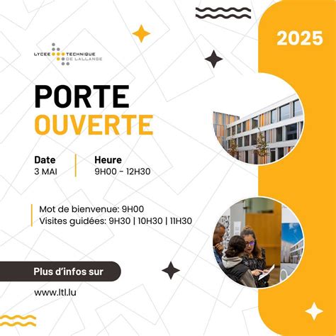 Porte ouverte LTL, Boulevard Hubert Clément, L-4064 Esch-sur-Alzette ...