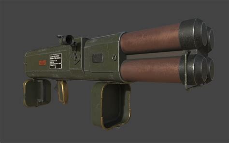 火箭筒,RPG-3D模型,3DS格式_枪械模型模型下载-摩尔网CGMOL