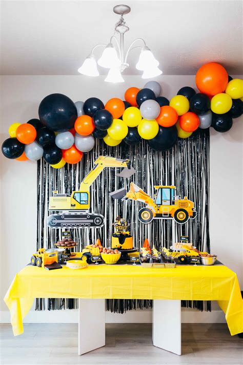 Construction birthday banner construction party decorations ...
