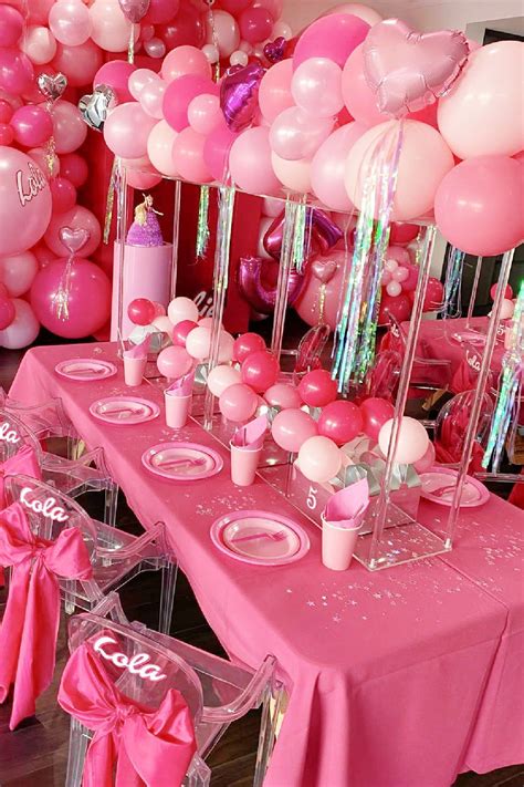 66 Stylish BARBIE PARTY Ideas! | Barbie party decorations, Barbie ...