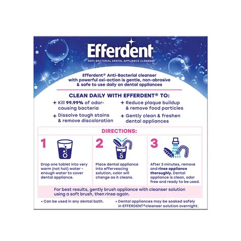 Efferdent Complete Clean Denture & Retainer Cleanser Tablets - Shop ...