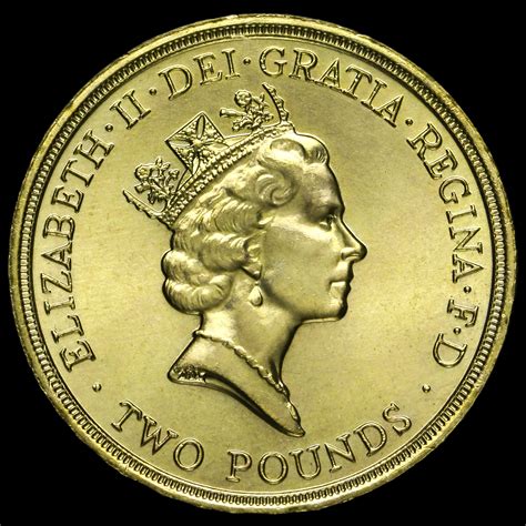 1989 Elizabeth II £2 Coin, Tercentenary of The Bill Of Rights
