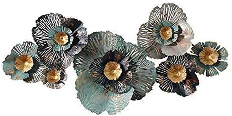 Prime Home Collection Flower Metal Wall Decoration, Large Metal Wall ...