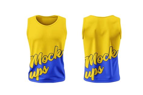 Yellow tank top mockup Images - Free Download on Freepik