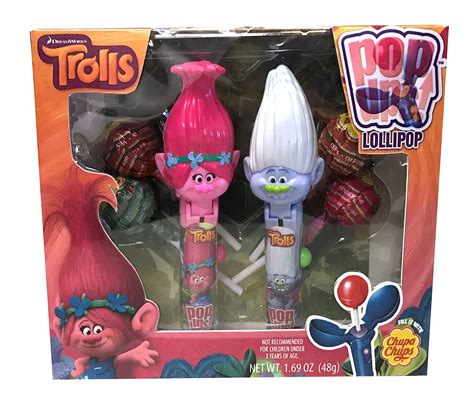Dreamworks Trolls Poppy And Diamond Pop Ups Keeper With Chupa ...