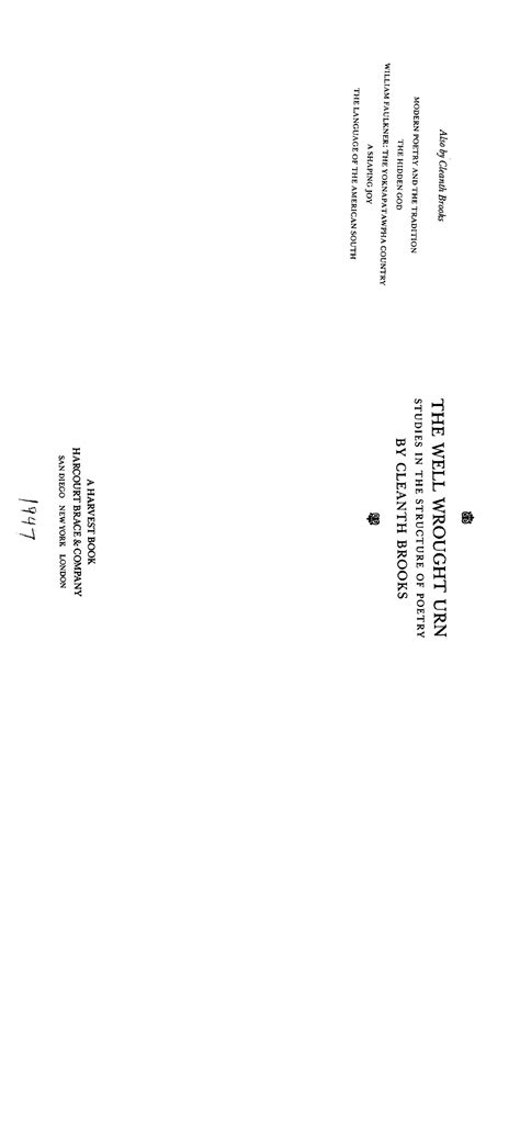 CBrooks-WWU - English Literature 3(ii) - Studocu