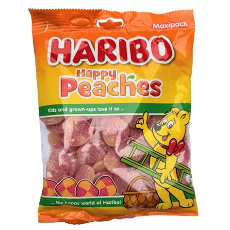 Haribo International HAPPY PEACHES 500g Maxi Pack (FRANCE) — Happy ...
