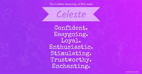 Name Meaning Of Celeste