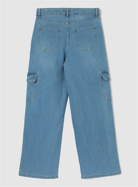Buy Girls Slim Fit Washed Cargo Jeans Online at just Rs. 899.0 ...