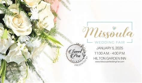 Missoula Wedding Fair 2025, Hilton Garden Inn Missoula, 5 January 2025 ...