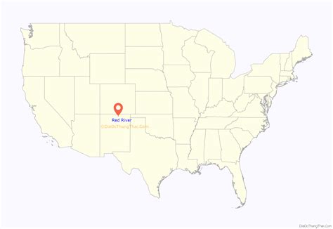 Map of Red River town - Thong Thai Real