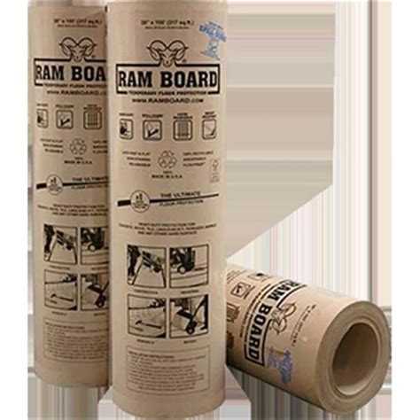 Ram Board Floor Protection 38 in. W X 100 ft. L Paper White 1 pk ...