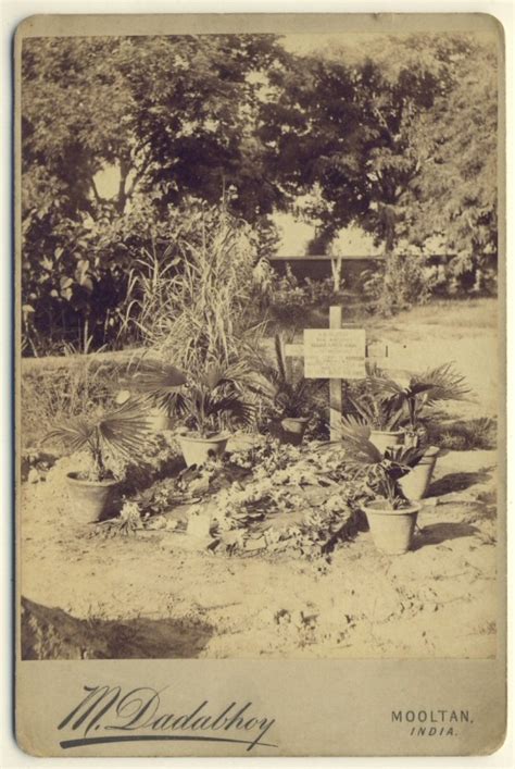 Grave of Soldier's Wife - Mooltan Pakistan - Old Indian Photos