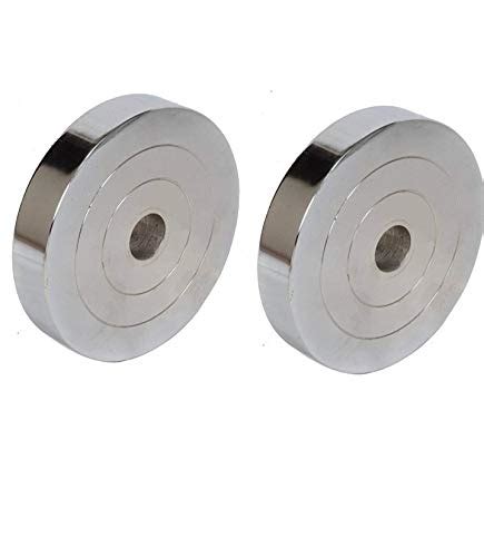 Iron Steel Weight Lifting Plates 2.5kg + 2.5kg Weight Plate 5 kg ...