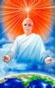 Brahma Baba || om shanti point of light|| Shiv Baba bk Wall Poster ...