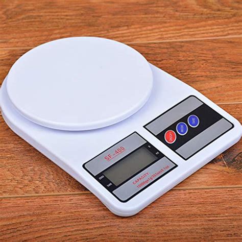 MANMALL Plastic Electronic Kitchen Weighing Scale SF-400, 1pc(White ...