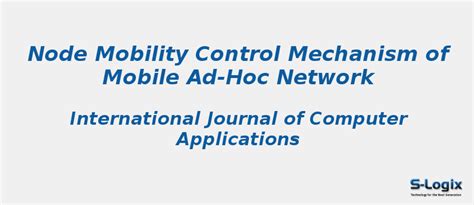 Node Mobility Control Mechanism of Mobile Ad-Hoc Network - NS2 Projects ...