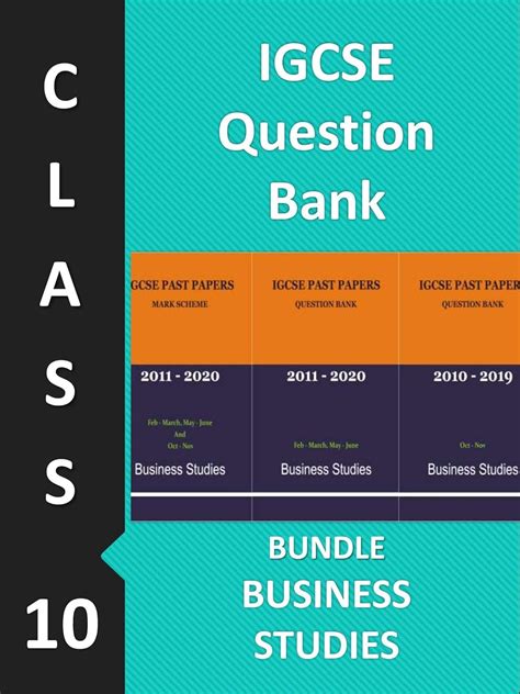 IGCSE Business Studies Class 10 (0450)Past Papers - Question Bank from ...