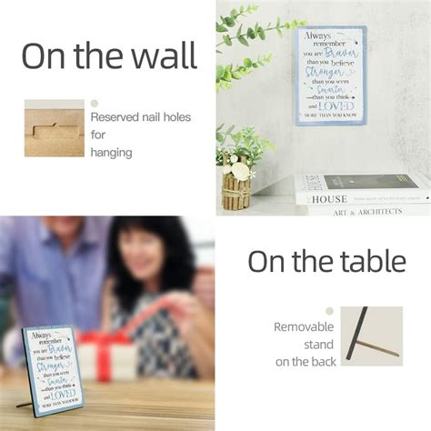 Buy Putuo Decor Always Remember You Are Braver Than You Believe Sign ...