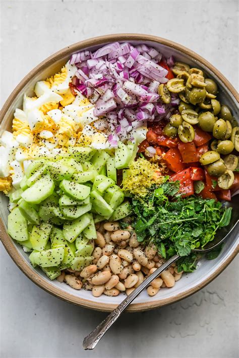 White Bean Salad | High Fiber Meal – Nature's Gateway