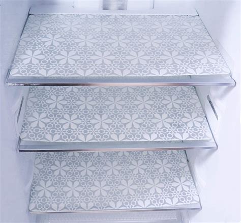 Buy Ardour Homes PVC Self Embossed Set of 6 Fridge Mats/Table Mats with ...